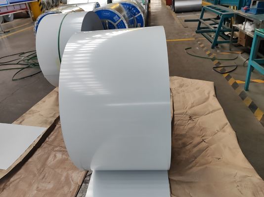mua Vòng cuộn thép sơn trước 7001250mm với lớp phủ kẽm 30275g / m2, lớp phủ phía sau 57μm và ID cuộn 508/610mm cho các ứng dụng xây dựng và thiết bị online manufacture